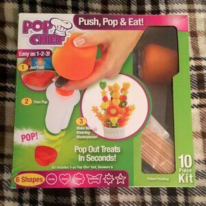 Brand New! AS SEEN ON TV Pop Chef Food Shaping Kit